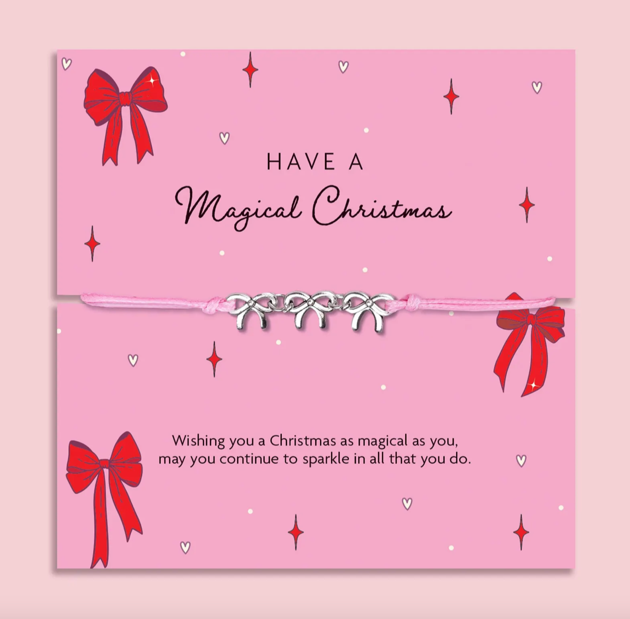 Have A Magical Christmas Ribbon Bracelet