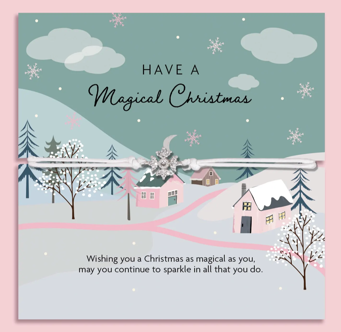 Have A Magical Christmas Snowflake Bracelet