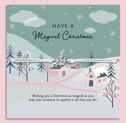 Have A Magical Christmas Snowflake Bracelet
