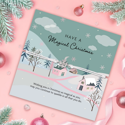 Have A Magical Christmas Snowflake Bracelet