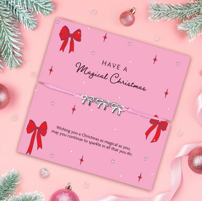 Have A Magical Christmas Ribbon Bracelet