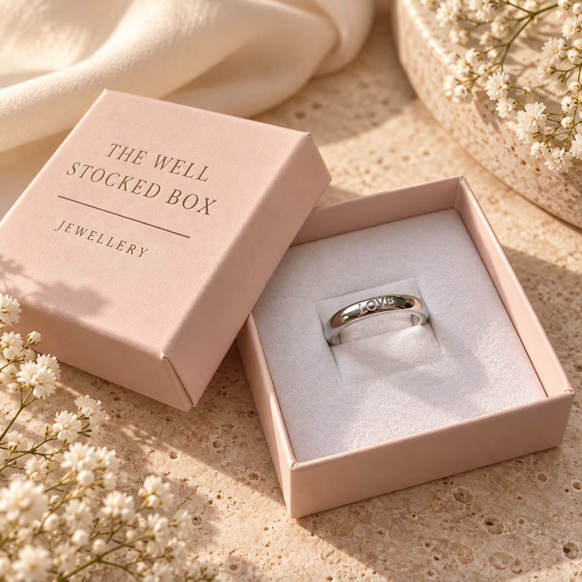 Silver Love Ring