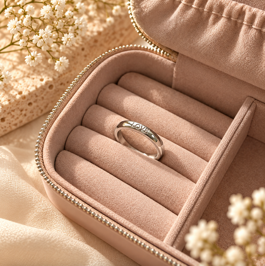 Silver Love Ring