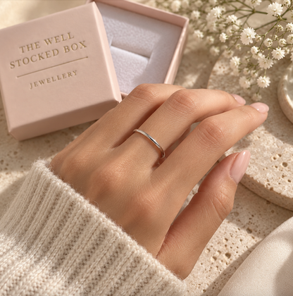 Silver Love Ring