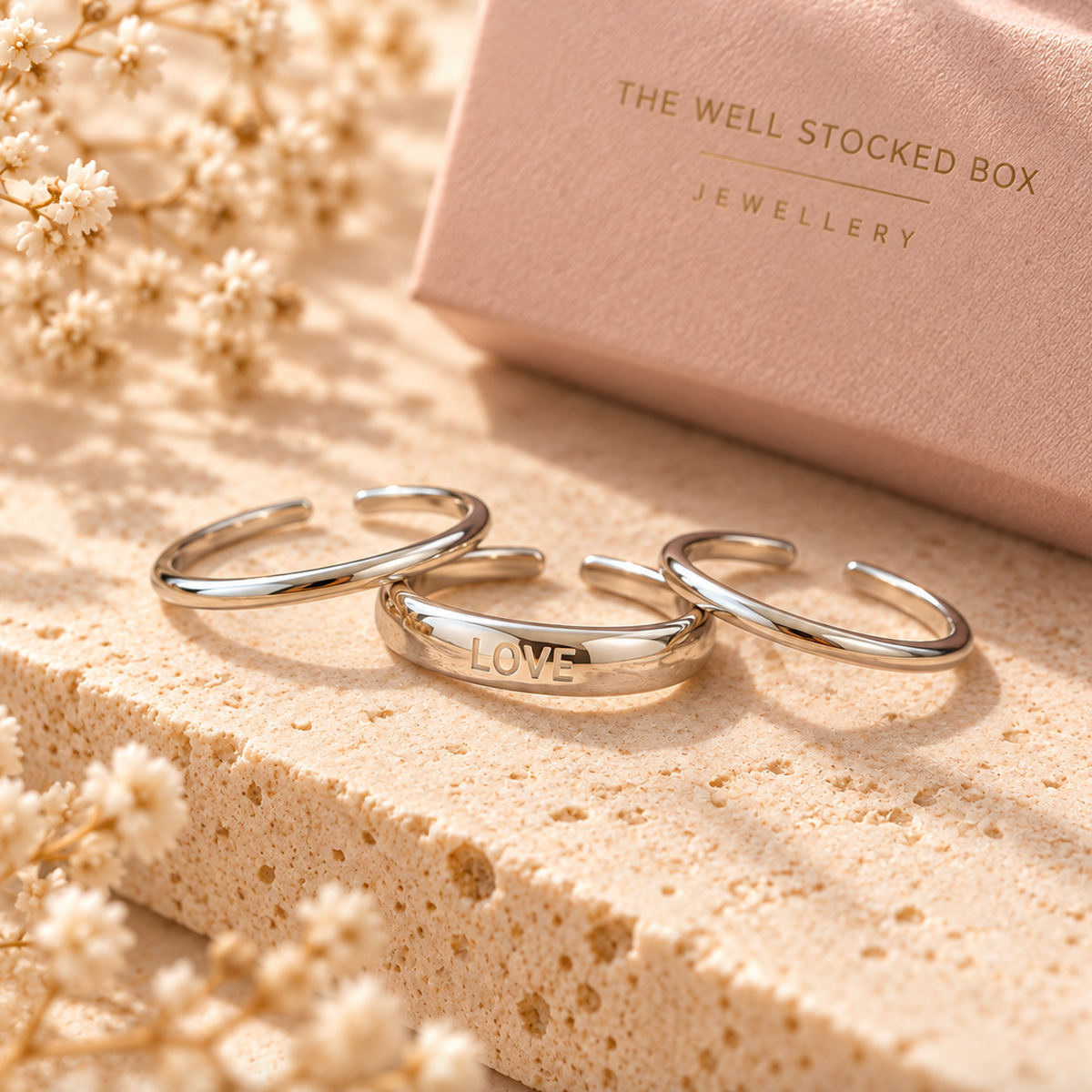 Silver Love Ring