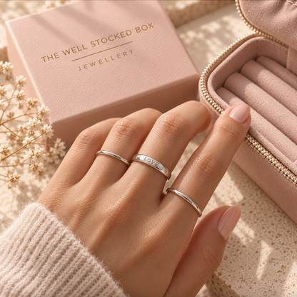 Silver Love Ring