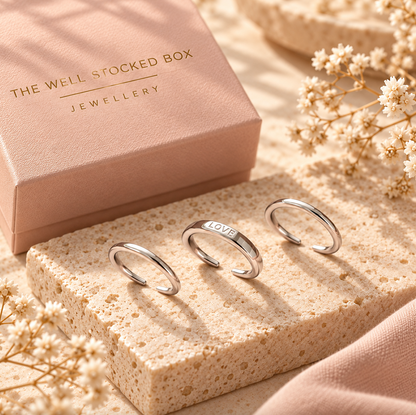Silver Love Ring