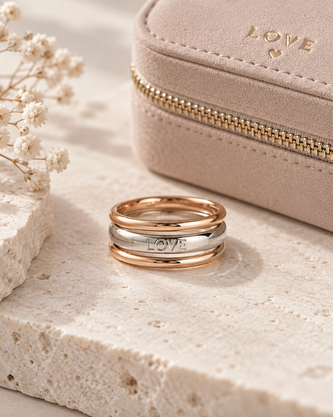 Silver Love Ring